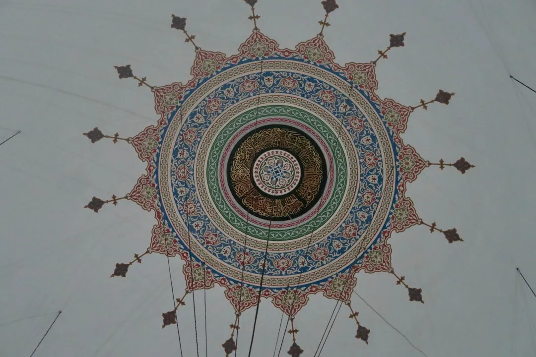 a colorful spiraling object