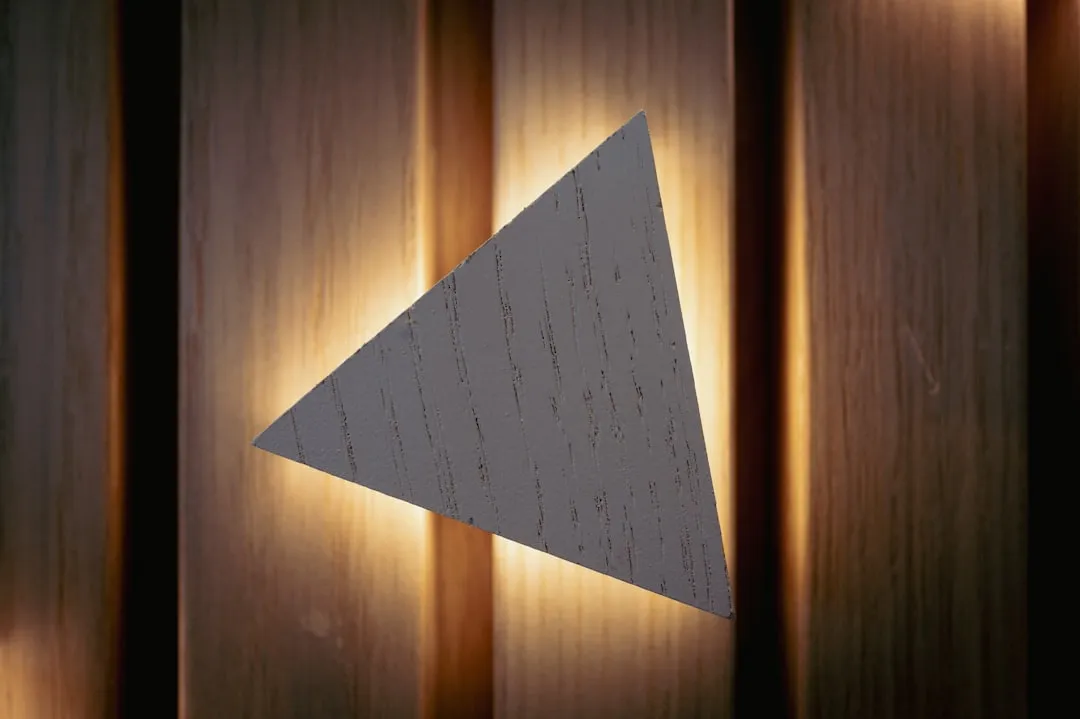 a light that is on a wall next to a wall