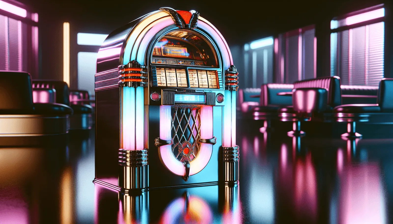 Y2K Chrome style illustration