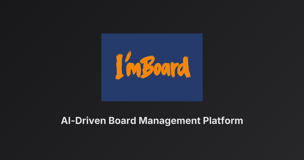 Show HN: ImBoard – Board OS That Prevents CEOs from Botching Investor Meetings